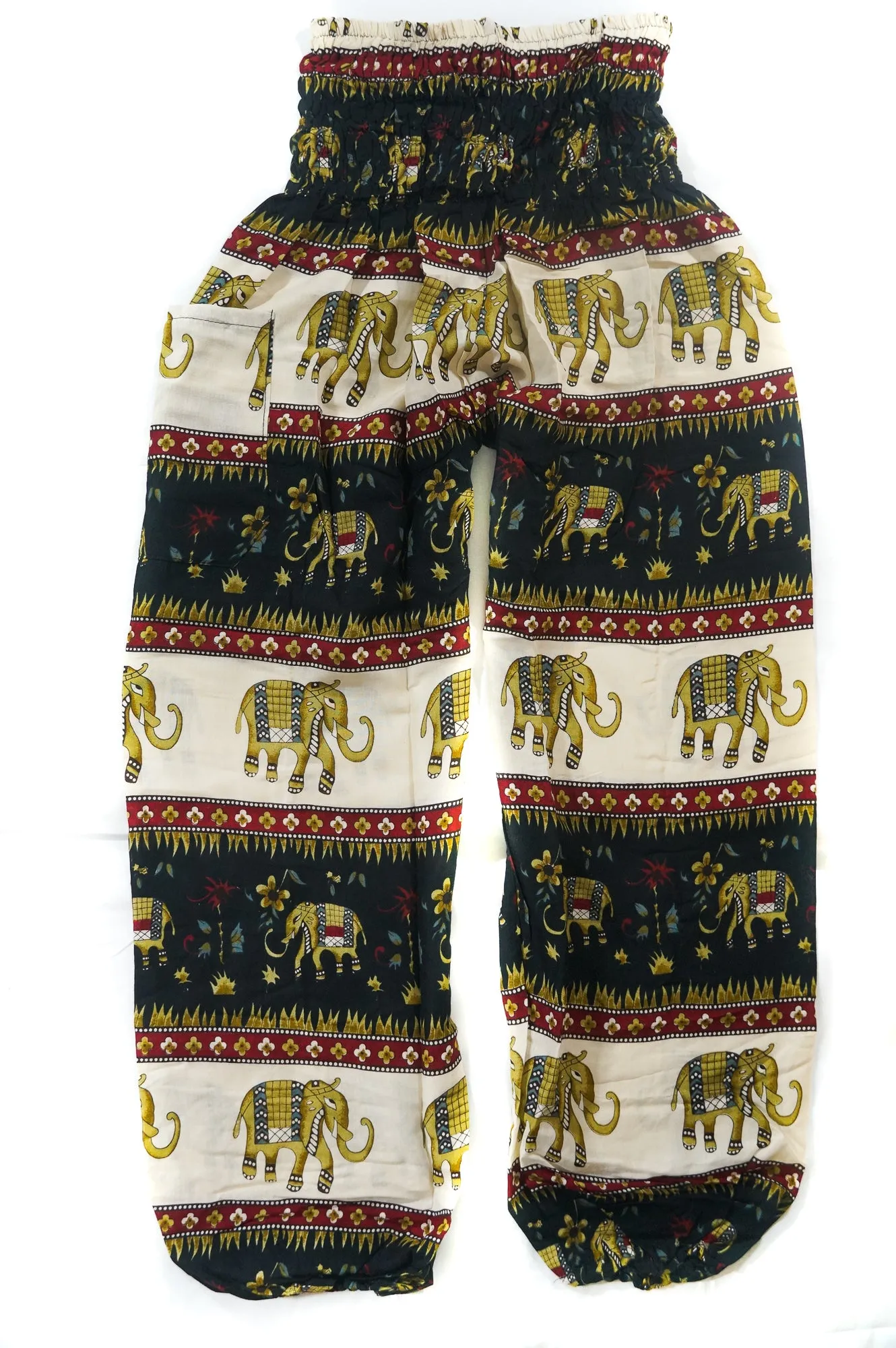Black Sweet Elephant Harem Pants