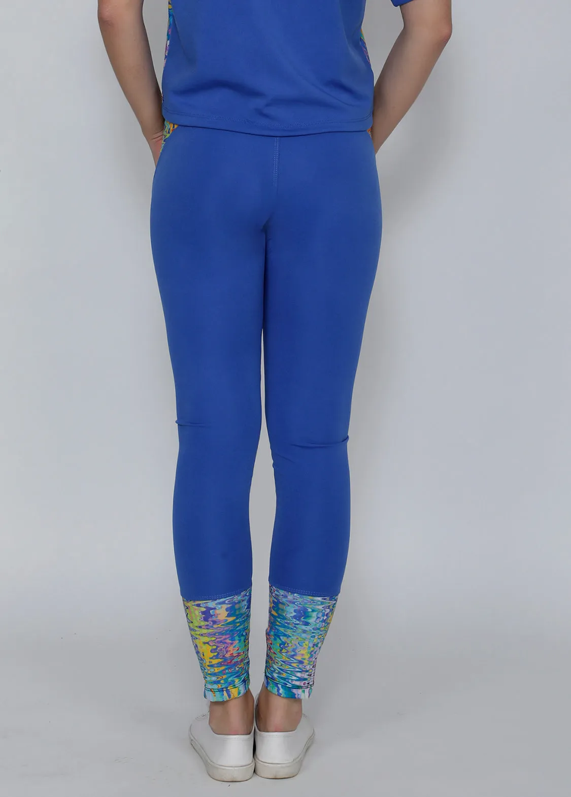 Blue Mirage Convex-Cut Tights