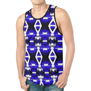 Blue Winter Camp New Tank Top for Men