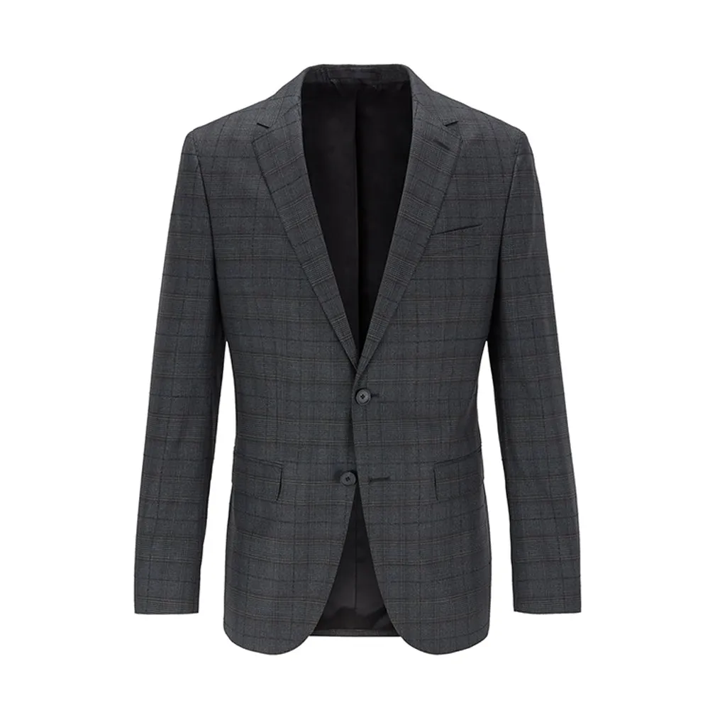 Boss Plain Check Suit-TB0066