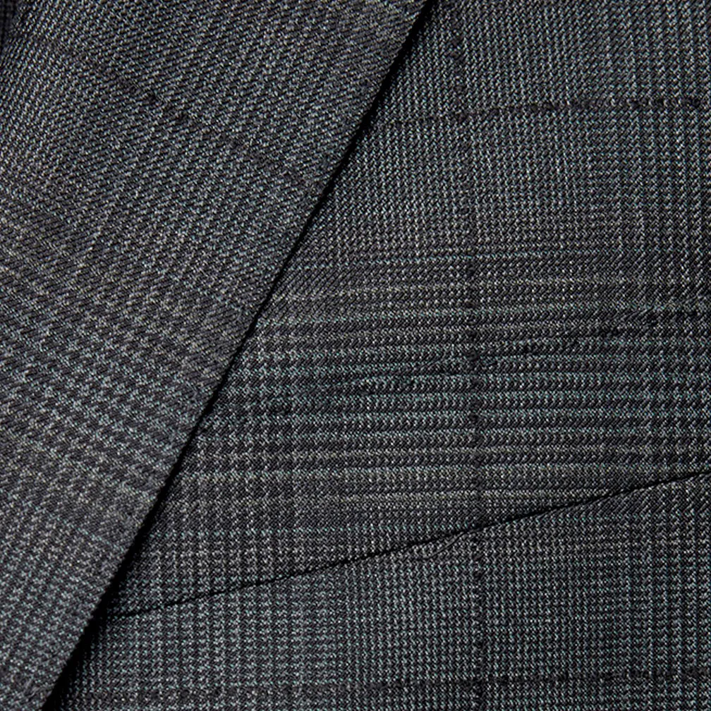 Boss Plain Check Suit-TB0066
