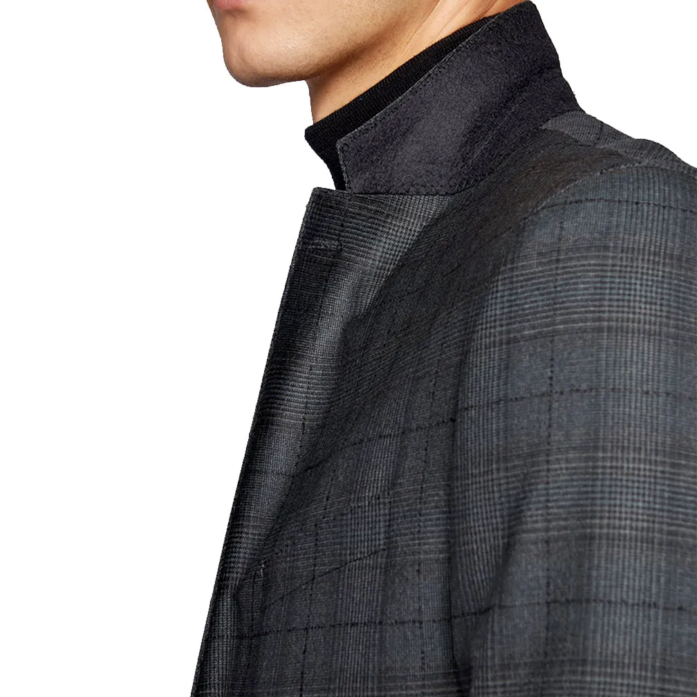 Boss Plain Check Suit-TB0066