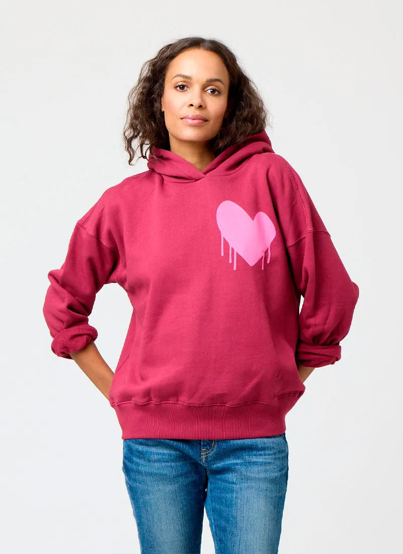 Boyfriend Drippy Heart Hoodie