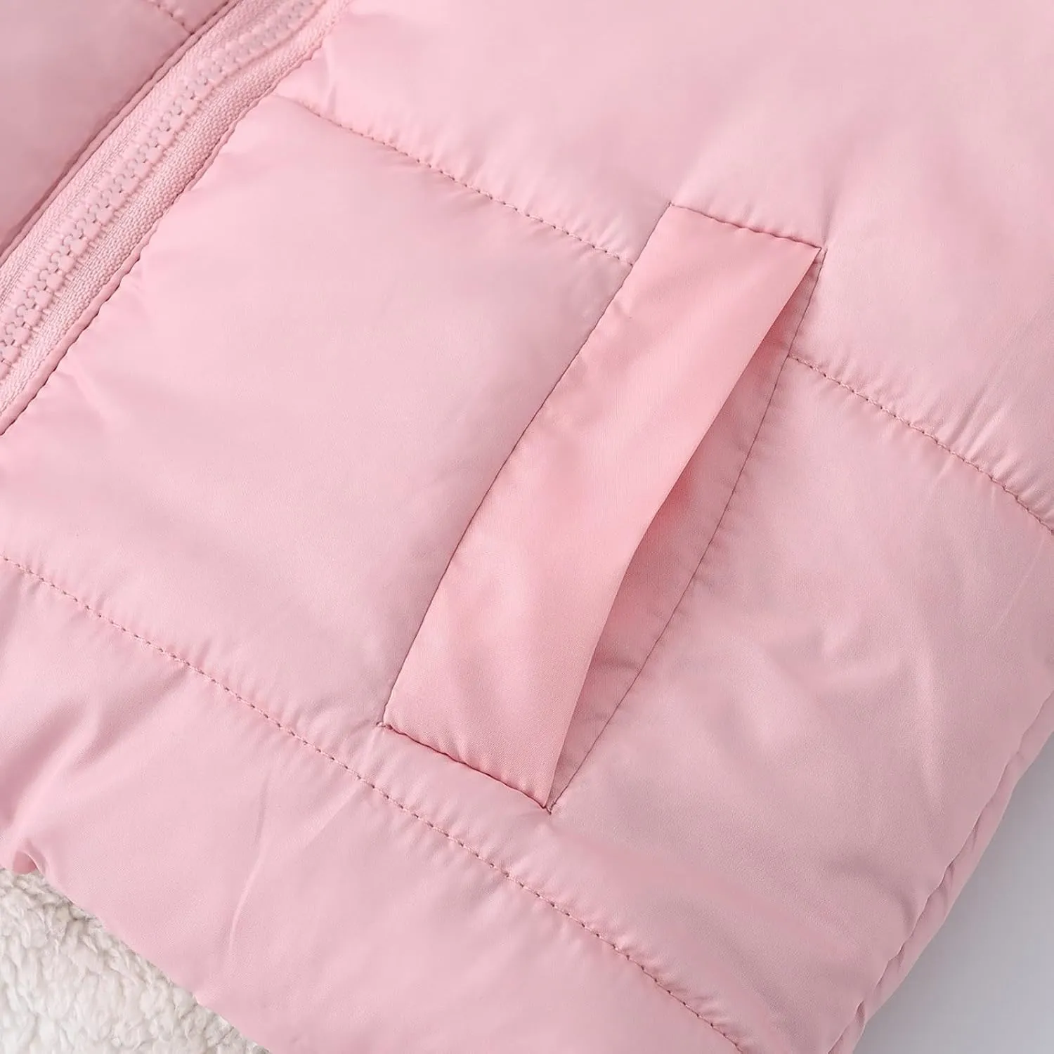 Boys Girls Children Solid Color Ears Cute Pocket Short Cotton Padded Childrens Coat Fancy Toddler Girl Long Coat Clothes