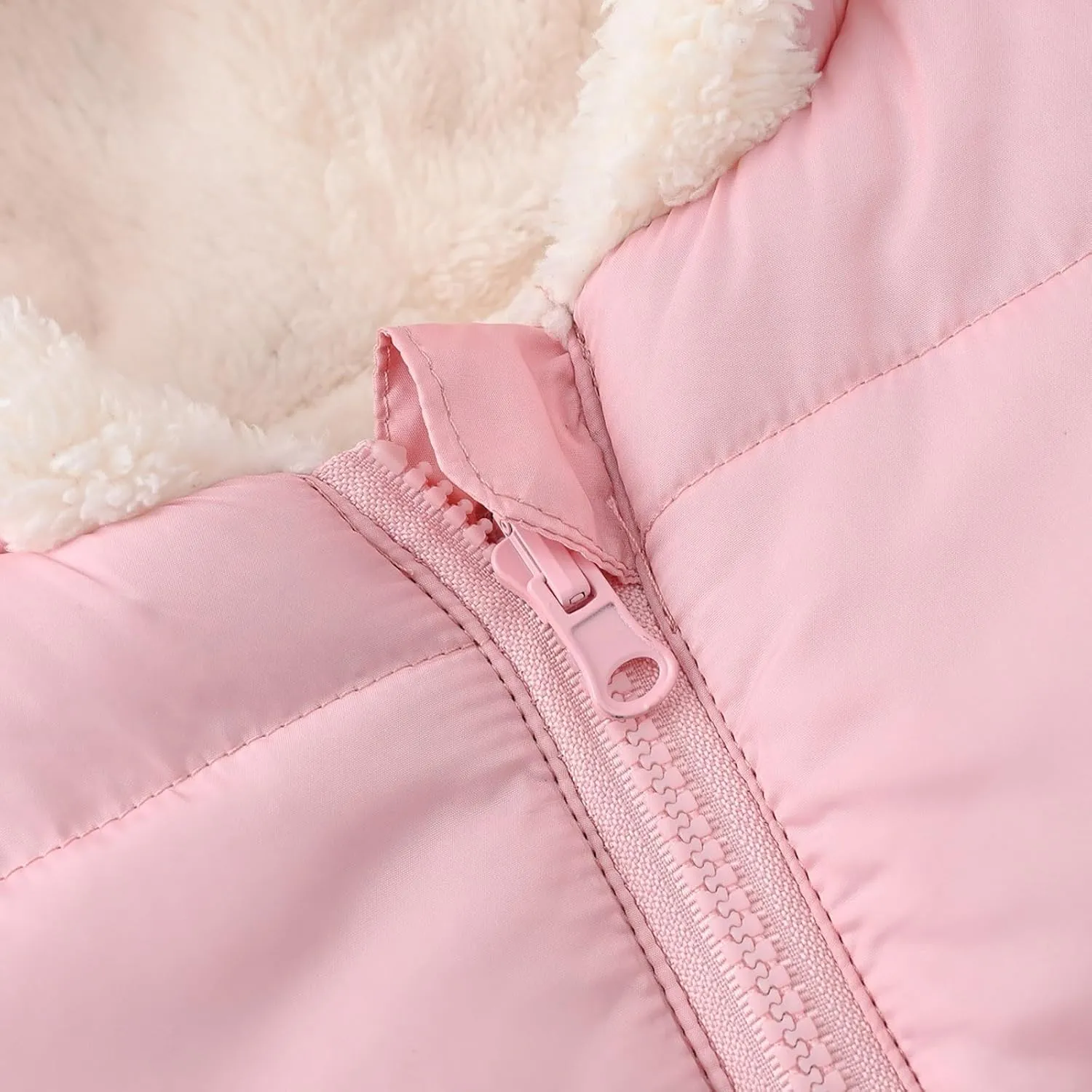 Boys Girls Children Solid Color Ears Cute Pocket Short Cotton Padded Childrens Coat Fancy Toddler Girl Long Coat Clothes