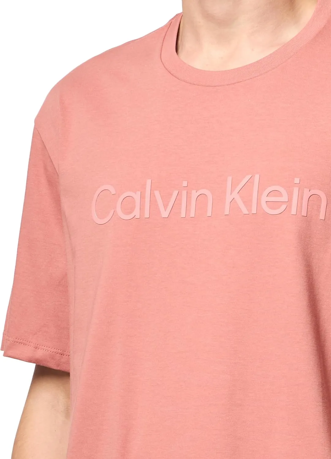 Calvin Klein Men's Relaxed Fit CK Logo Crewneck T-Shirt