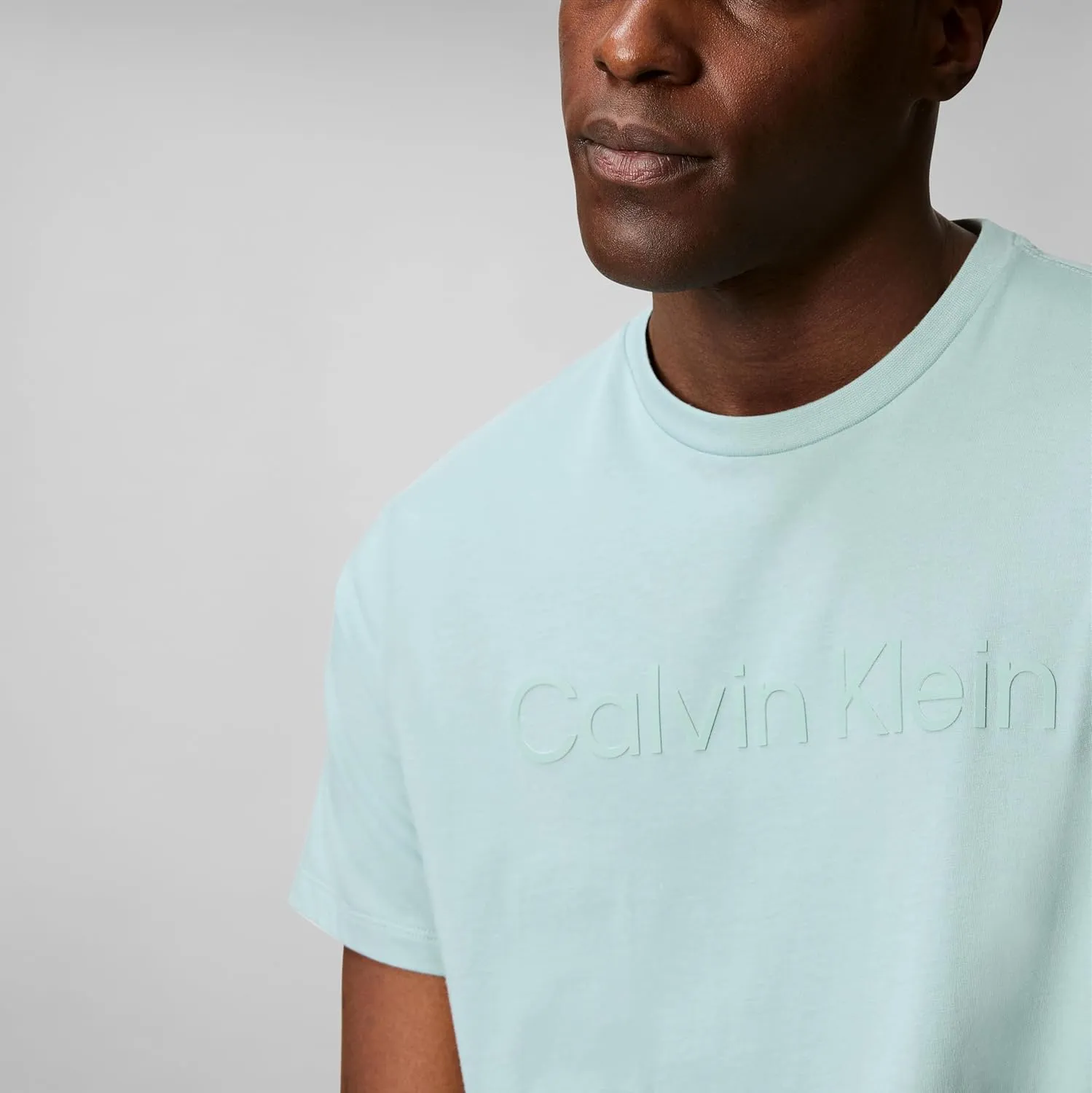Calvin Klein Men's Relaxed Fit CK Logo Crewneck T-Shirt