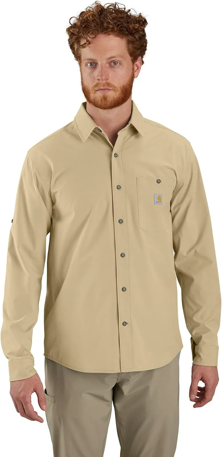 Carhartt Men's Force Sun Defender Relaxed Fit Lightweight Long-Sleeve Shirt