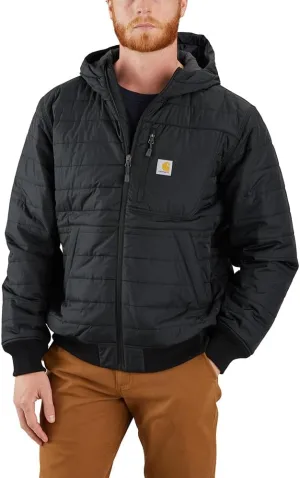 Carhartt Men's Rain Defender Relaxed Fit Lightweight Insulated Hooded Jacket