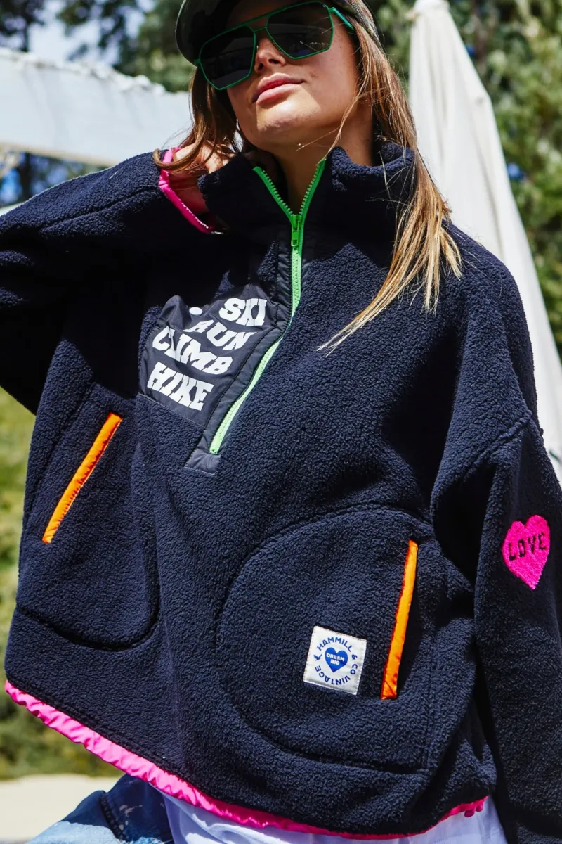 Cat Hammill - Weekend Hike Fleece Sweat Navy