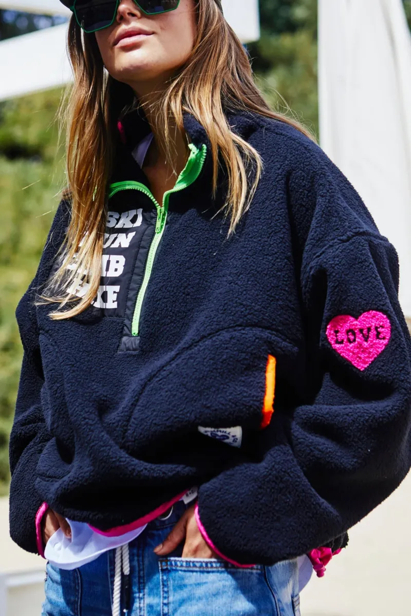Cat Hammill - Weekend Hike Fleece Sweat Navy
