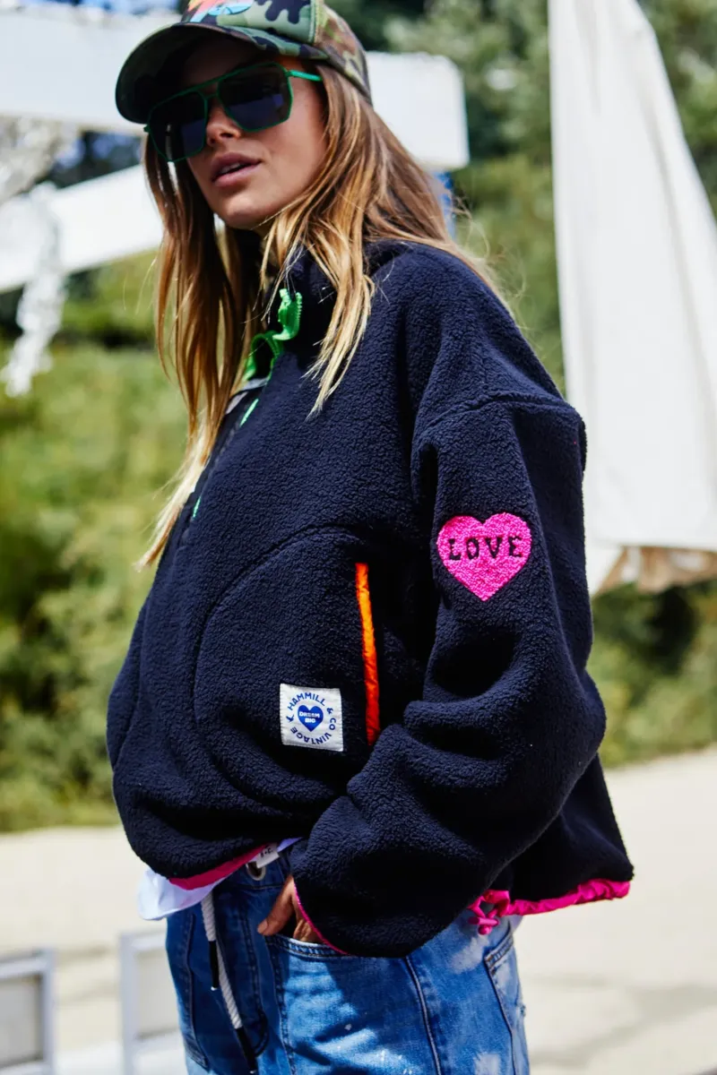 Cat Hammill - Weekend Hike Fleece Sweat Navy