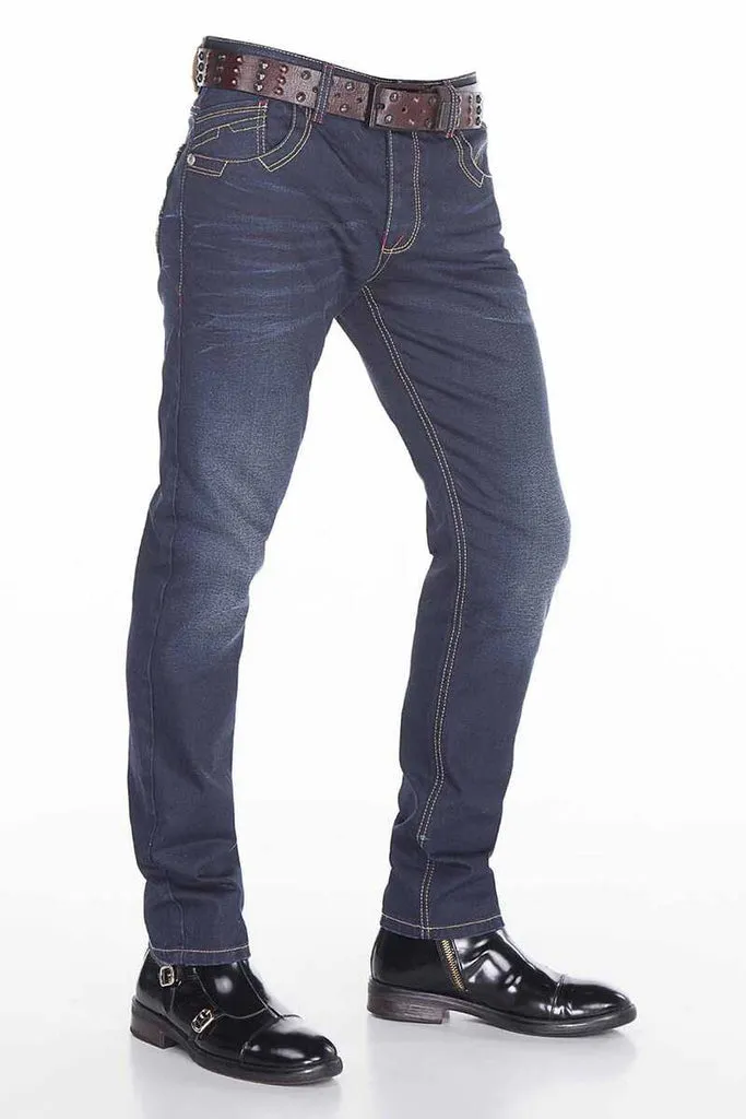 CD381 Classic Cut Extra Comfortable Jean Trousers