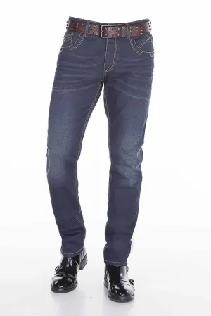 CD381 Classic Cut Extra Comfortable Jean Trousers