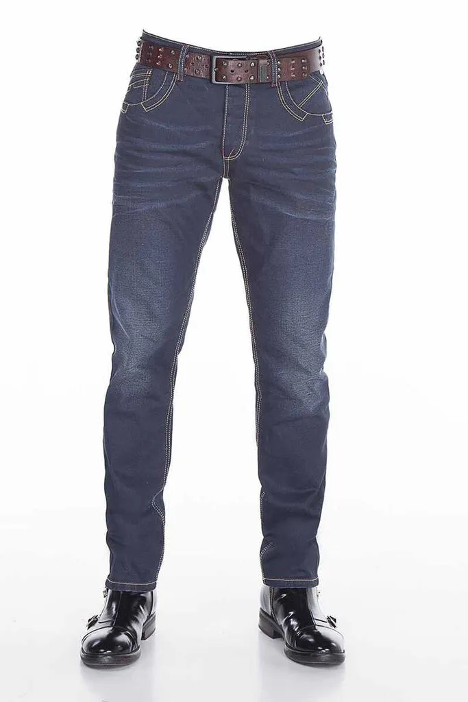 CD381 Classic Cut Extra Comfortable Jean Trousers