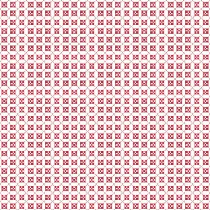 Cheerfully Red - Stars White