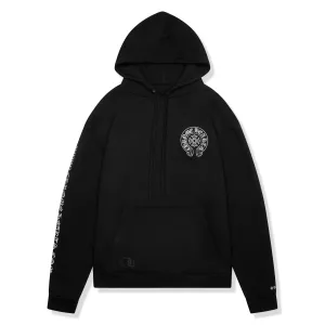 Chrome Hearts Silver Glitter Black Hoodie