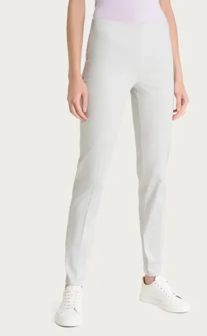 Cigarette Pants with Slits- Dawn Blue