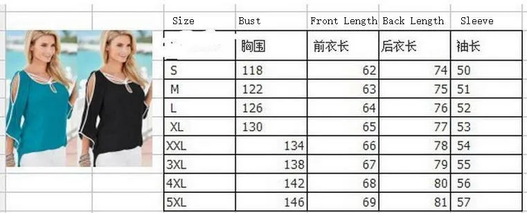 Clearance Irregular Bat-wing 3/4 Sleeves Out Shoulder Chiffon Blouse