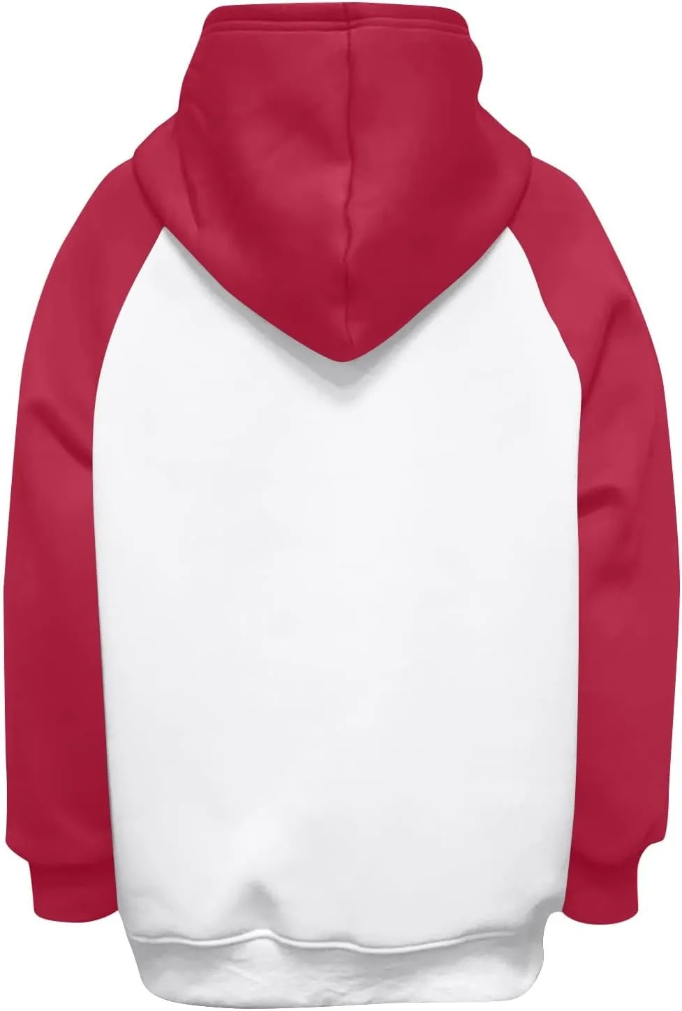 Color Block Hoodies for Women Trendy Oversized Raglan Sweatshirts Lightweight Fleece Cute Hoodies with Pockets