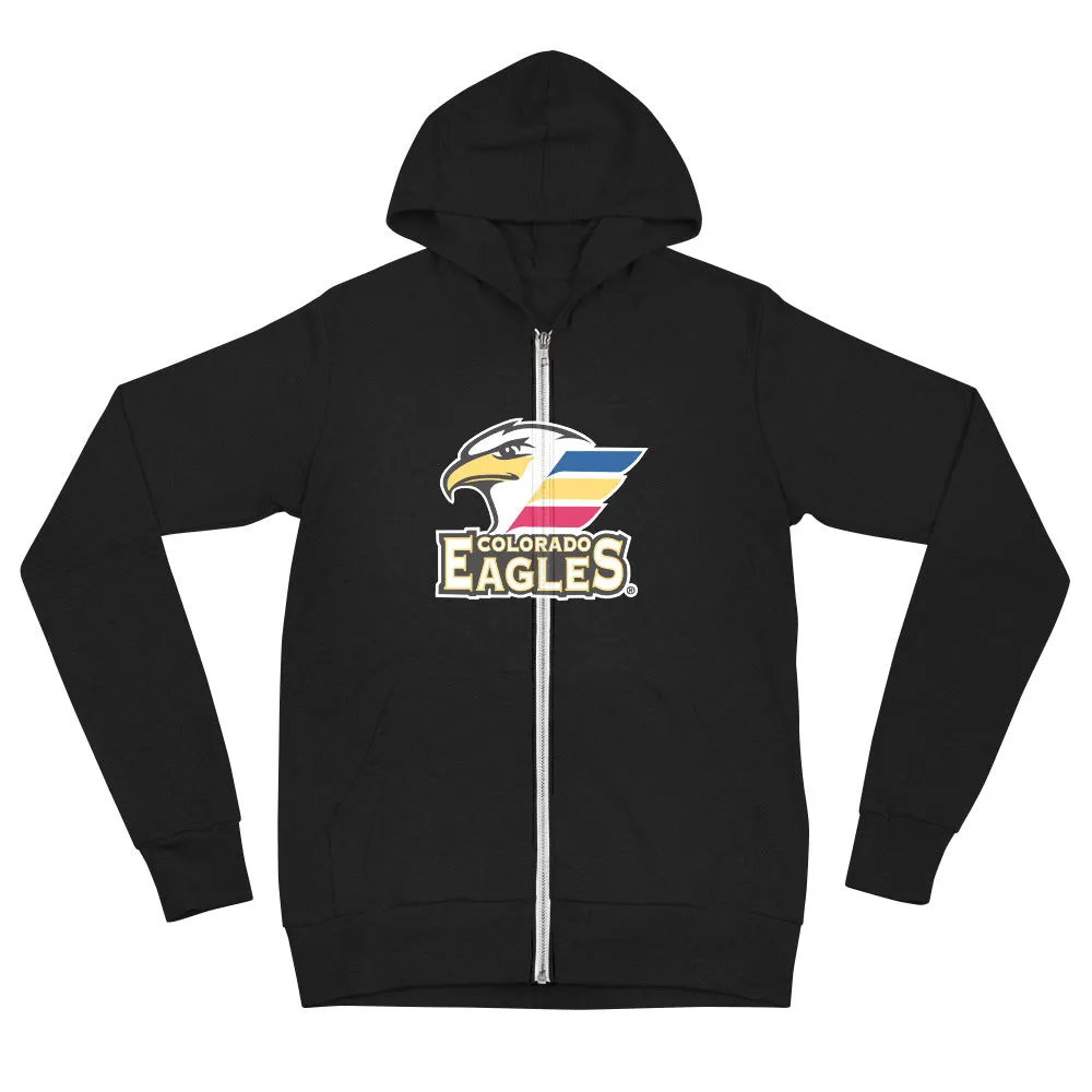 Colorado Eagles Adult Primary Logo Full Zip Hoodie