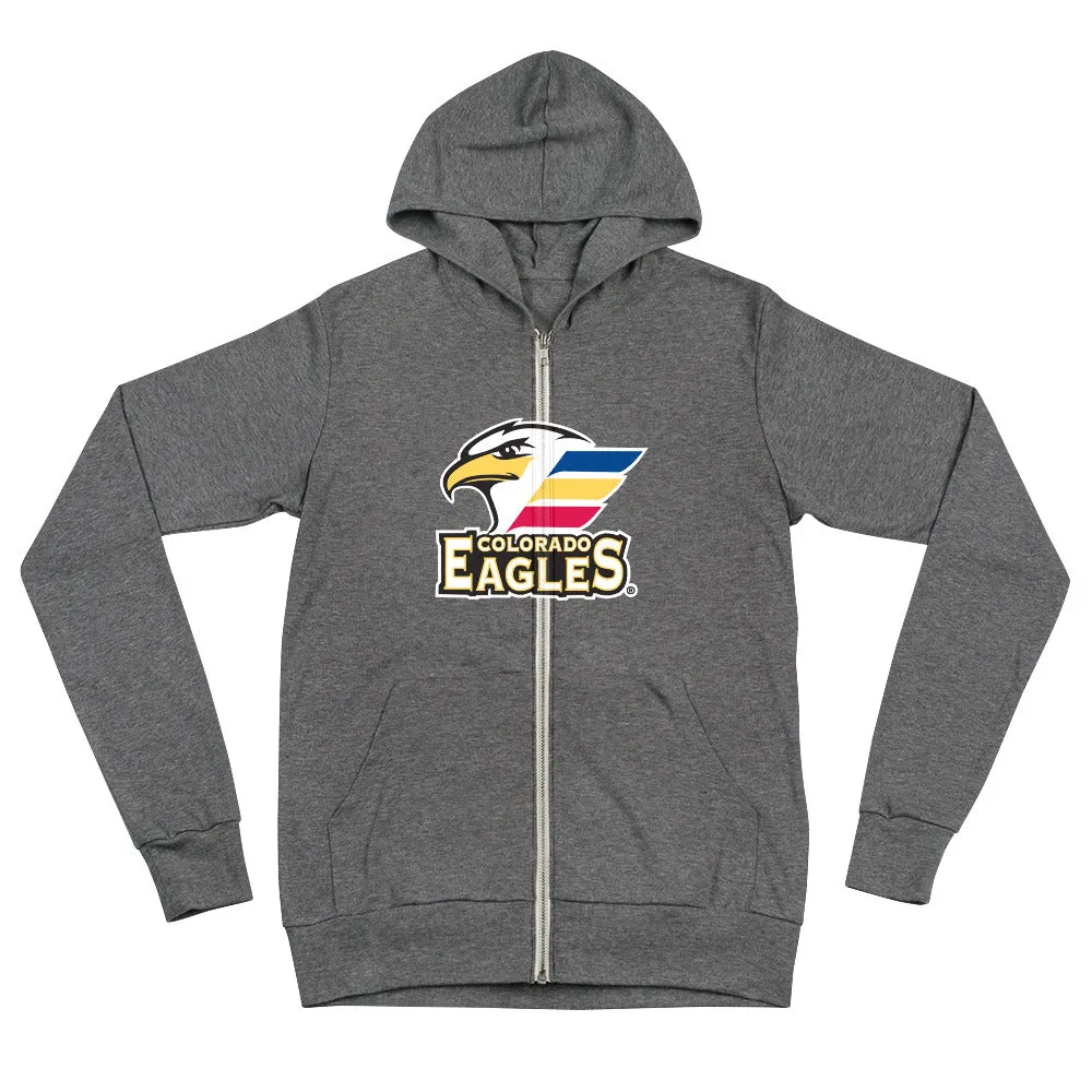 Colorado Eagles Adult Primary Logo Full Zip Hoodie