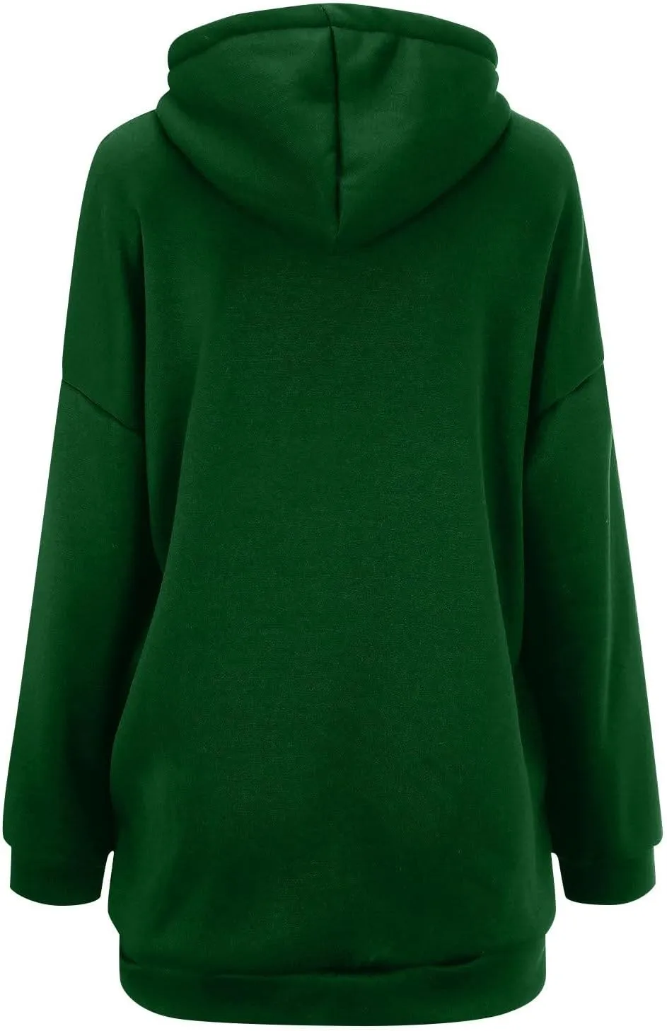 COTECRAM Women's Zip Up Hoodies Oversized Long Sleeve Fall Hooded Sweatshirts Casual Long Fleece Jacket Coats with Pockets