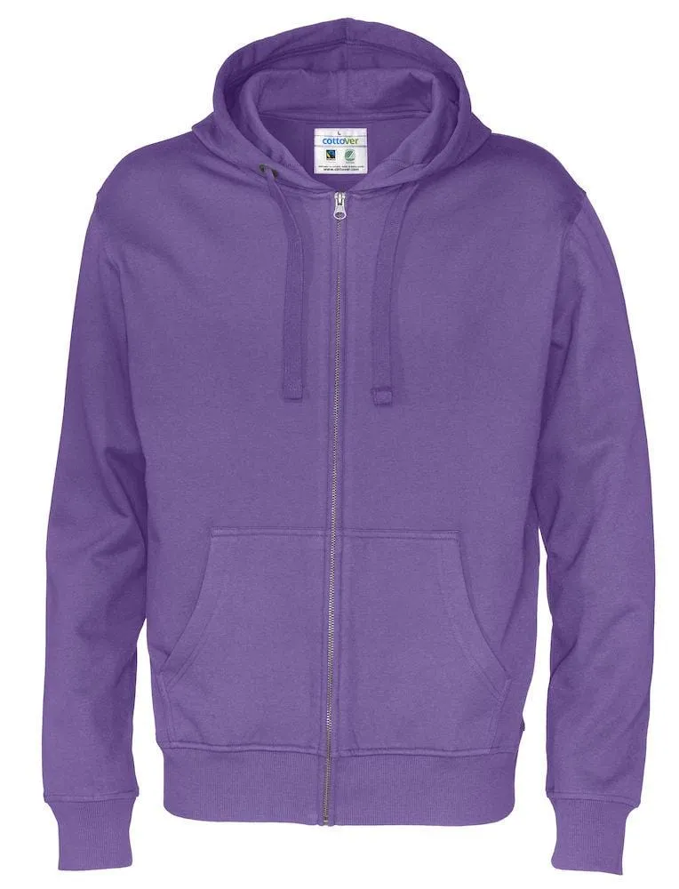 Cottover Herren Full Zip Hoodie Sweatshirt in vielen tollen Farben