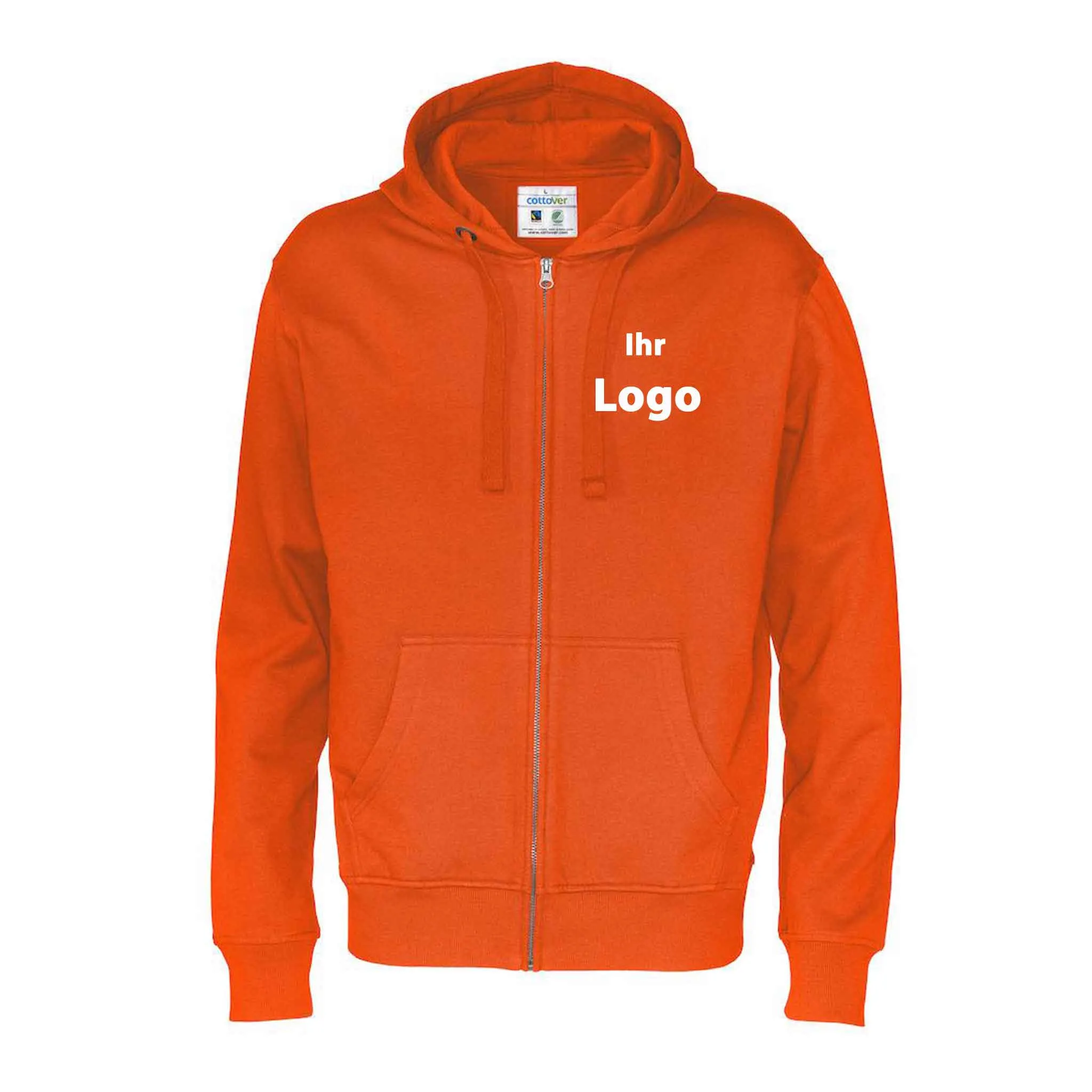 Cottover Herren Full Zip Hoodie Sweatshirt in vielen tollen Farben