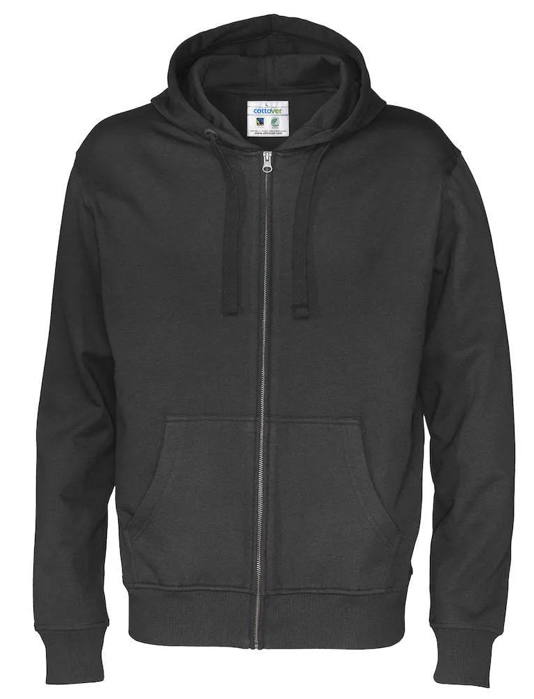 Cottover Herren Full Zip Hoodie Sweatshirt in vielen tollen Farben