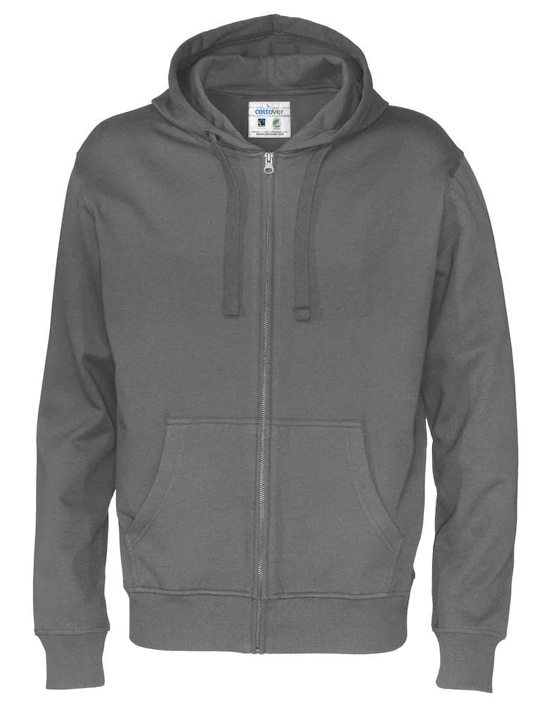 Cottover Herren Full Zip Hoodie Sweatshirt in vielen tollen Farben