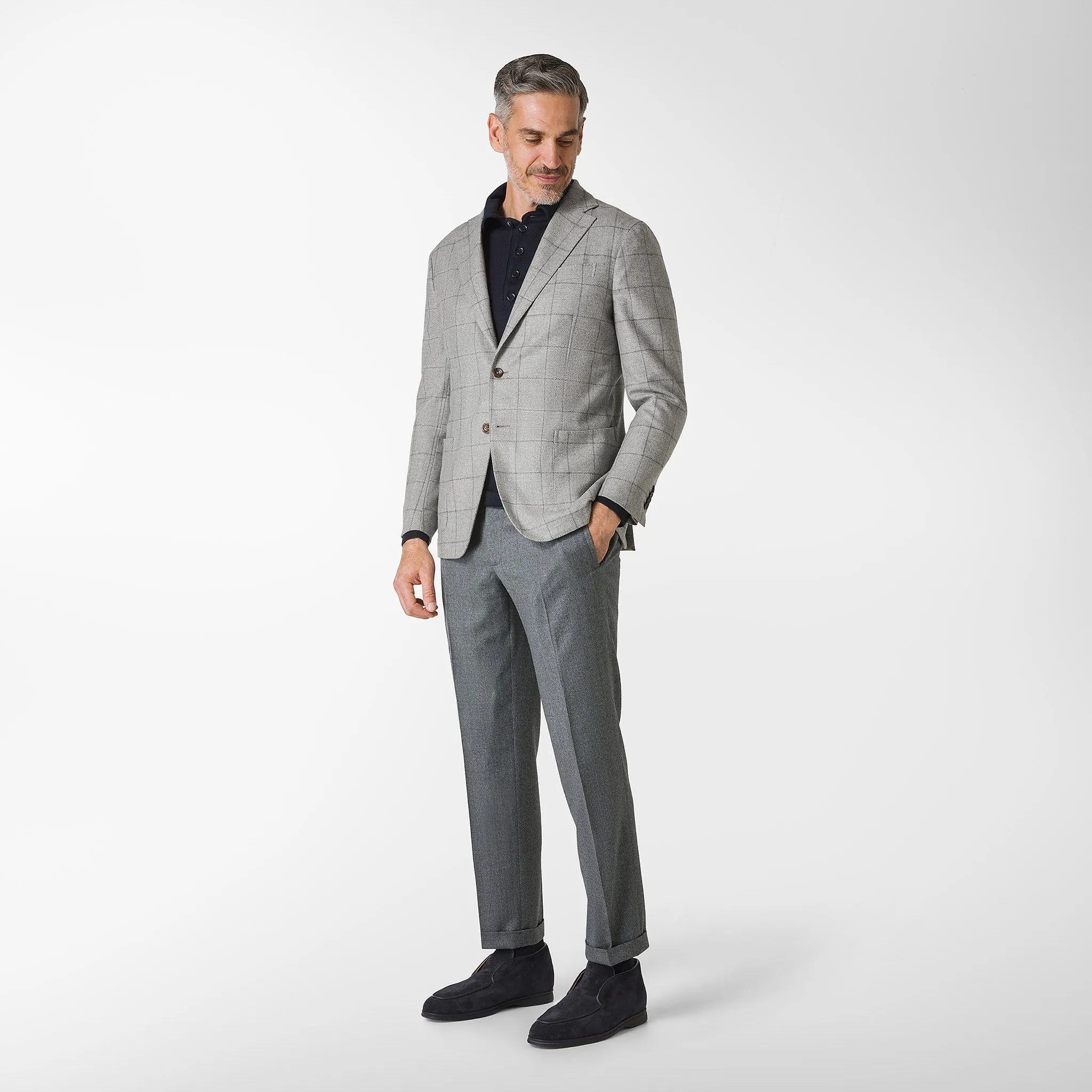 Craig blazer Check Resca Wool Cash