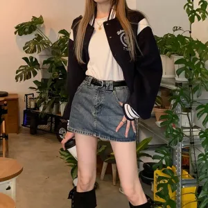 'Dakota' Denim Miniskirt