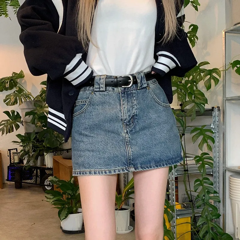 'Dakota' Denim Miniskirt