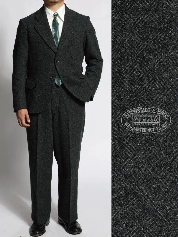Dark Gray Wool Suit