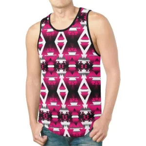 Dark Sunset Winter Camp New Tank Top for Men