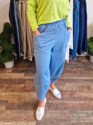 Denim Harem Trousers