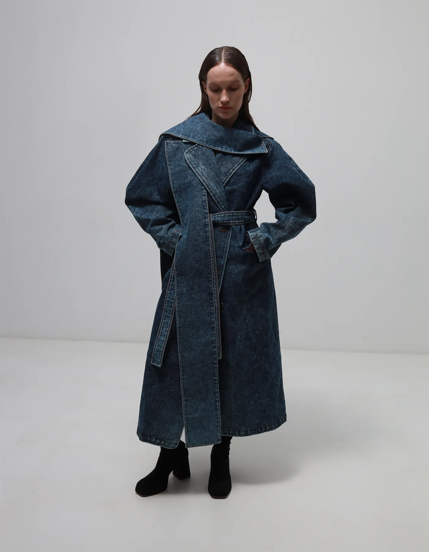 Denim trench Rémy