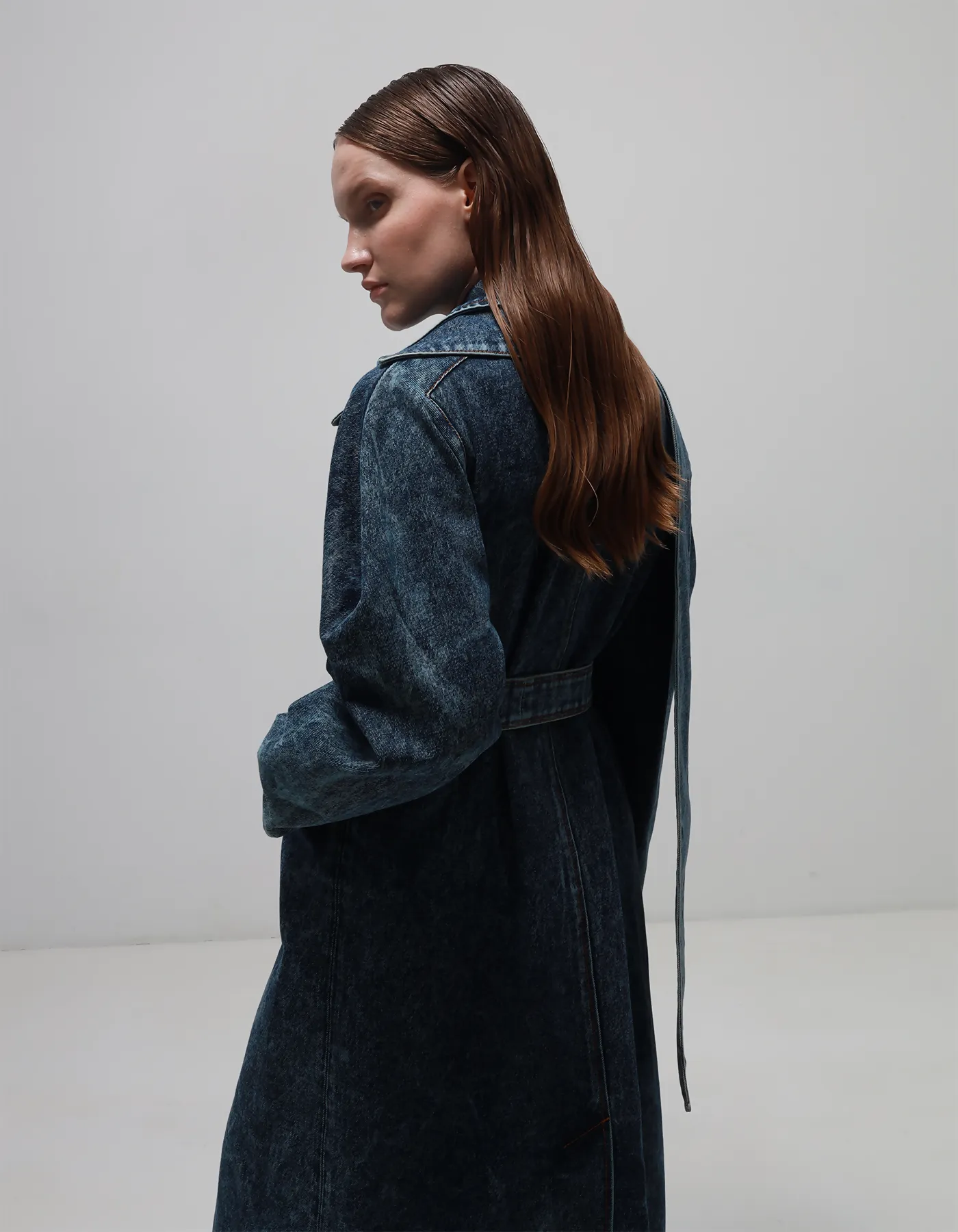 Denim trench Rémy
