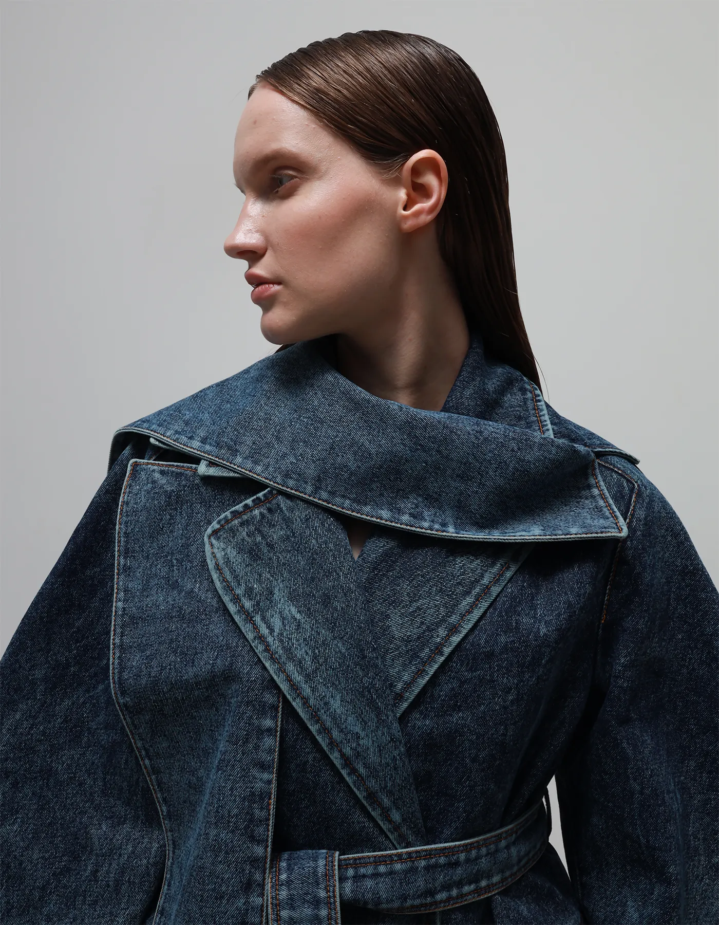 Denim trench Rémy