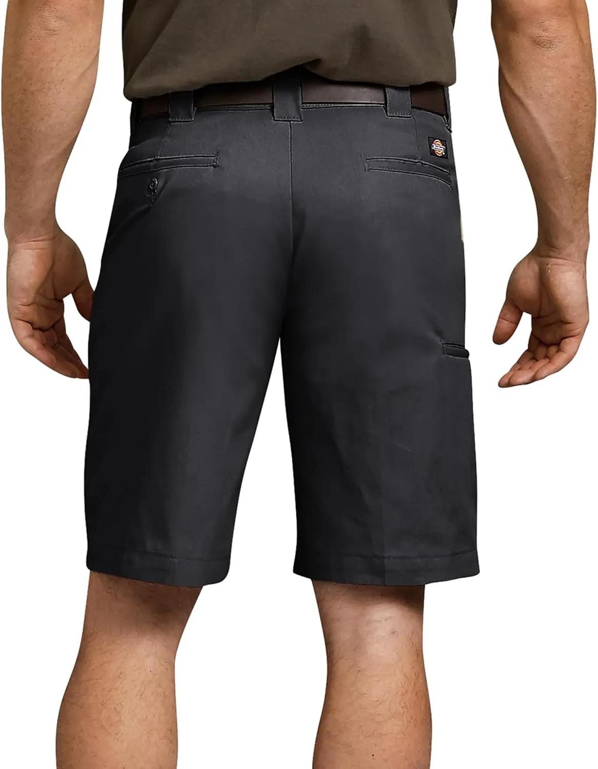 Dickies Men's 11 Inch Relaxed-Fit Stretch-Twill Work Short