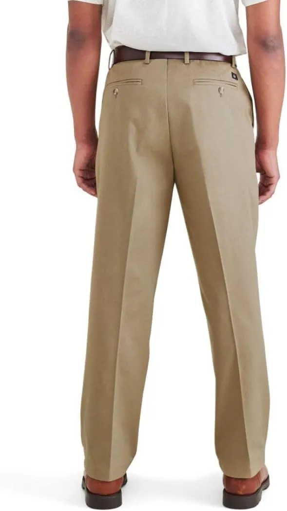 DOCKERS Mens Relaxed Fit Signature Iron Free Khaki With Stain Defender Pants