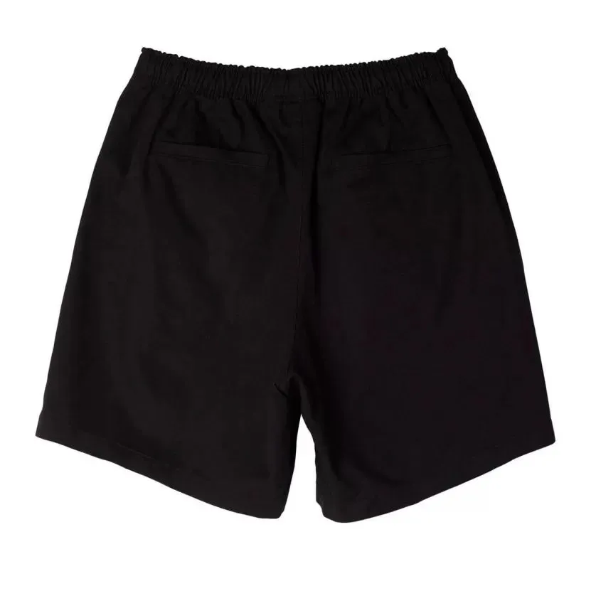 EASY RELAXED TWILL SHORT - Black