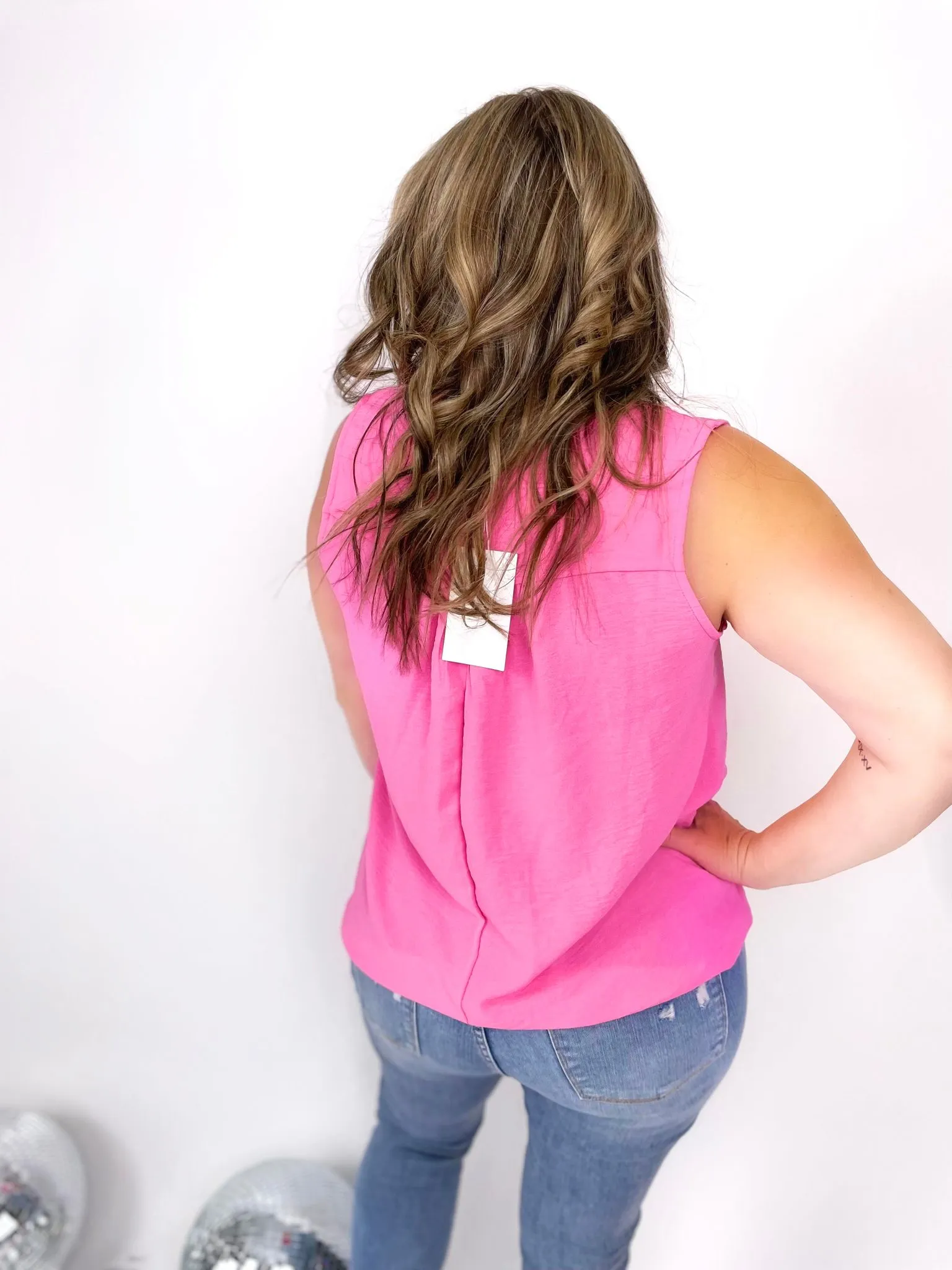 Effortless Sleeveless Top in Pink