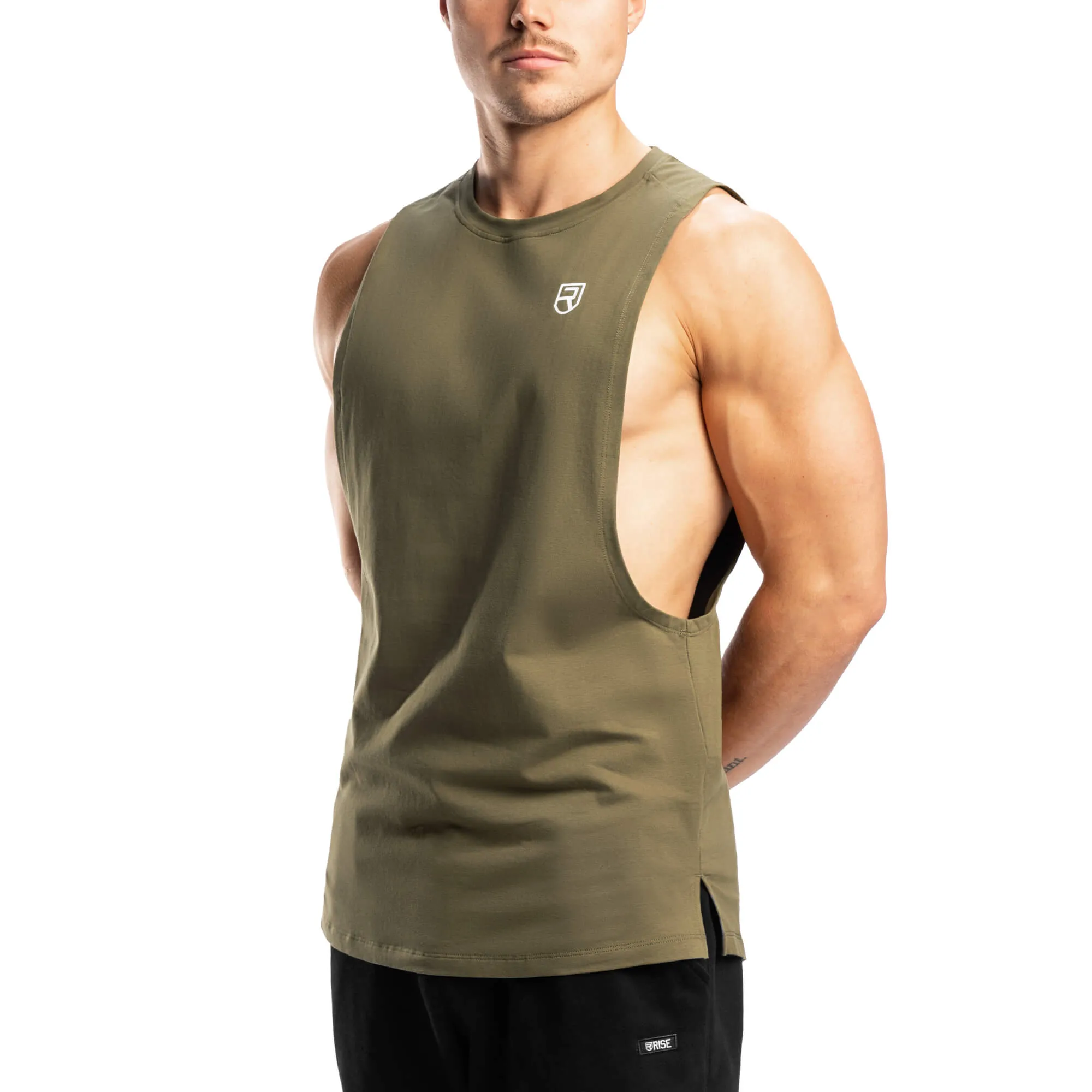 Elemental Tank Top - Army Green