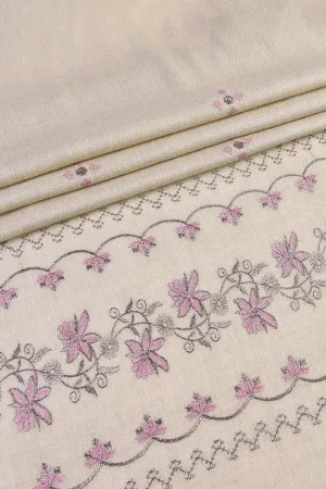 Embroidered Shawl-1 Grey