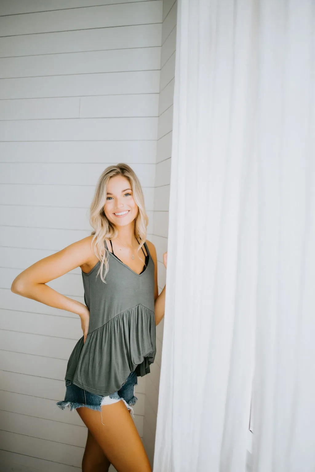 Emilia Babydoll Tank FINAL SALE