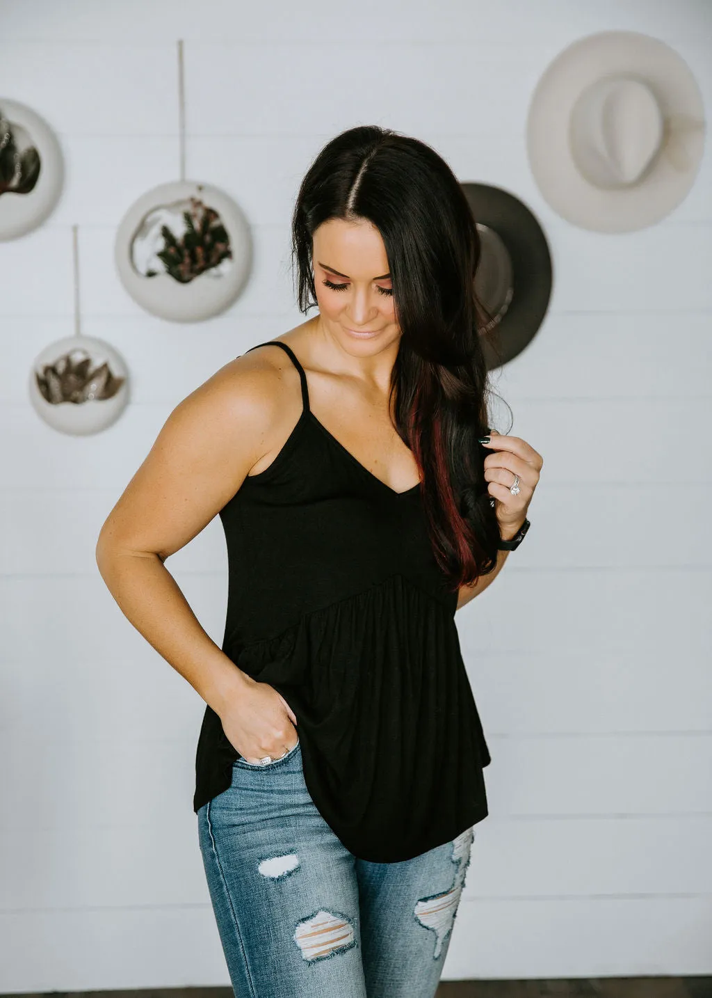 Emilia Babydoll Tank FINAL SALE