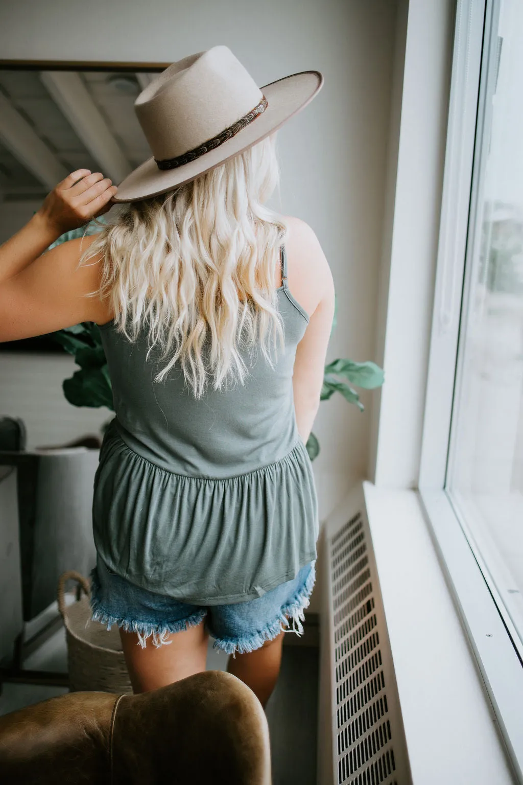 Emilia Babydoll Tank FINAL SALE