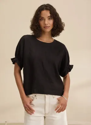 Emily Woven Linen Top